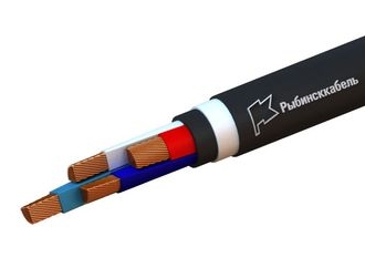 Кабель для стационарной прокладки ПВХ/медь/ПВХ РЫБИНСККАБЕЛЬ ВБШвнг(А)-1 5Х16мк(N,PE) Защита кабеля