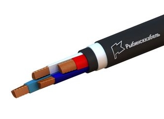 Кабель для стационарной прокладки ПВХ/медь/ПВХ РЫБИНСККАБЕЛЬ ВБШвнг(А)-LS-1 5Х2,5ок(N,PE) Защита кабеля